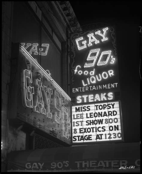 Gay 90 S Bar At 408 Hennepin Minneapolis Minnesota 1964 Vintage