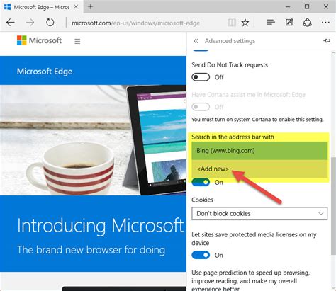 However, if the search engine you want to use is not in the list, you can add it manually using these steps: Microsoft Edge: How to change the default search engine to ...