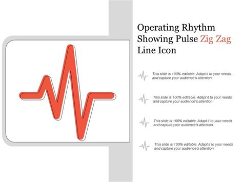 Operating Rhythm Showing Pulse Zig Zag Line Icon Powerpoint