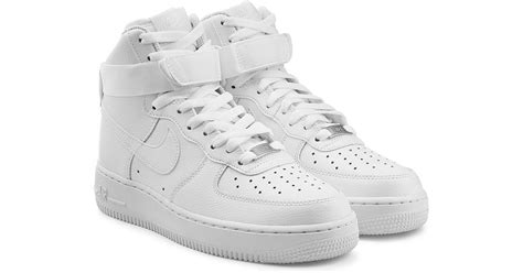 There are 119 nike air force 1 high top for sale on etsy, and they cost $182.65 on average. Nike Air Force 1 High '07 Leather Sneakers in White for ...