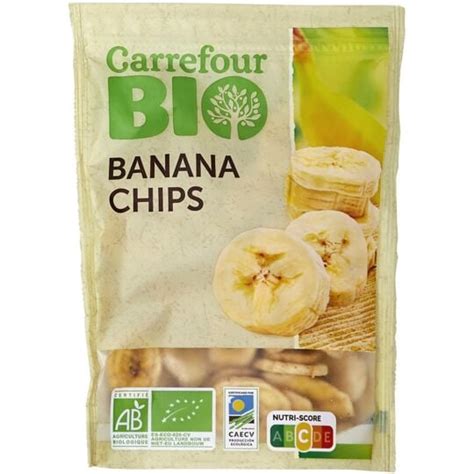 Chips Banana Carrefour Bio Le Paquet De 125g à Prix Carrefour