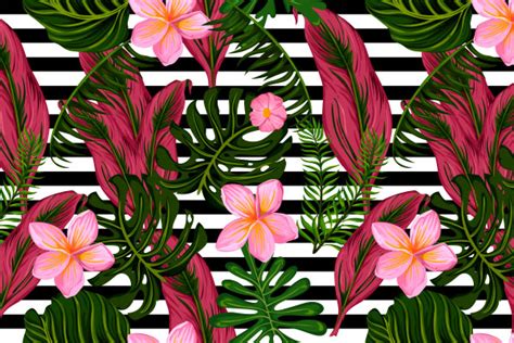 Stripes Summer Patterns 16 Free Designs With Tropical Vibe