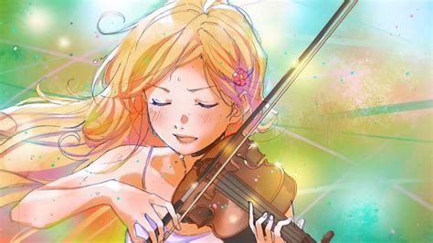 Shigatsu Wa Kimi No Uso Kaori Miyazono With Violin 2 Violin Girl Anime