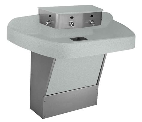 Sloanstone® Restroom Sinks With Optima Sensor Operated Faucets