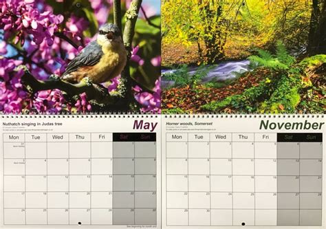 Nature And Wildlife Calendar 2021 F4 Inspirational Images
