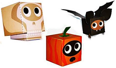 Papermau Easy To Build Halloween Paper Toys For Kids By Paper Box World
