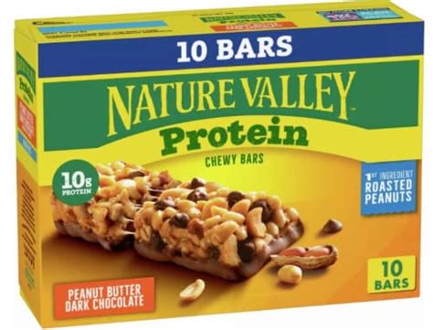 Nature Valley Peanut Butter Dark Chocolate Protein Chewy Bars Pack Of Packs Smiths