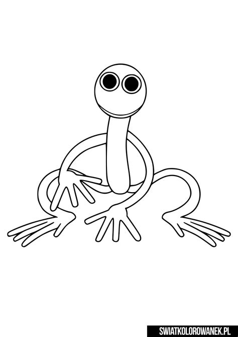 Kolorowanki Rainbow Friends - ŚwiatKolorowanek.pl