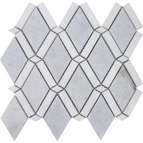 Contempo Carrara Diamond Hex Multi Finish Mosaic Stdcontcarrdmhx Iwt