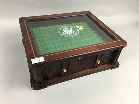Lot 258 Coin Collectors Display Case