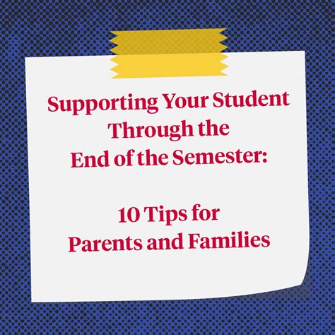 Supporting Your Student Through The End Of The Semester The Student