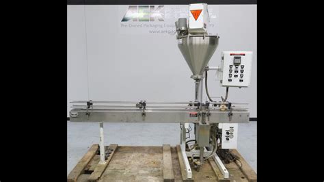 Used All Fill Model Sha Automatic Inline Auger Filler Stock