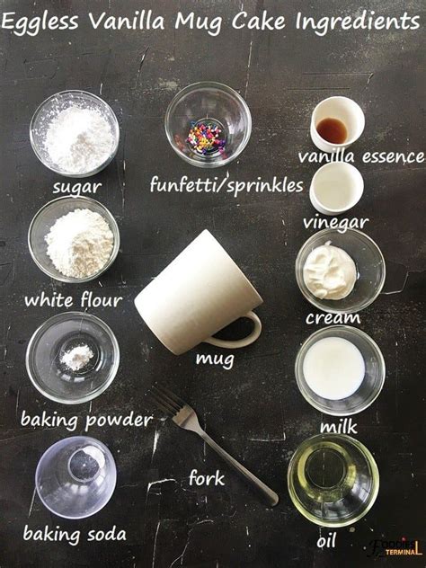 An easy vanilla mug cake perfect for one. Pin by Maya Hossain on Food in 2020 | Vanilla mug cakes ...