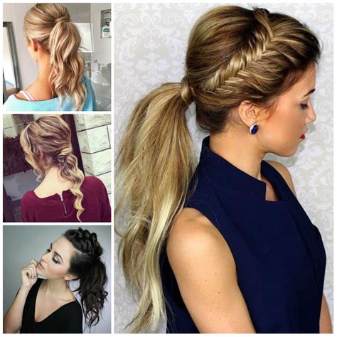 Simple Messy Ponytails For 2017 2019 Haircuts Hairstyles And Hair Colors