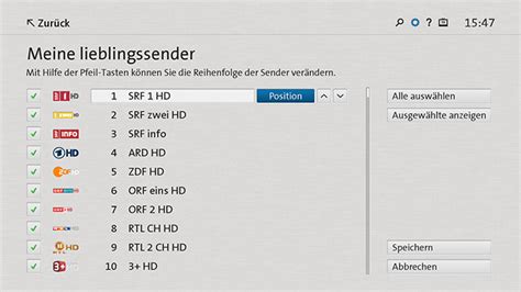 Check spelling or type a new query. Swisscom TV Senderreihenfolge ändern