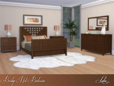 The Sims Resource Bridge Port Bedroom By Lulu265 • Sims 4 Downloads