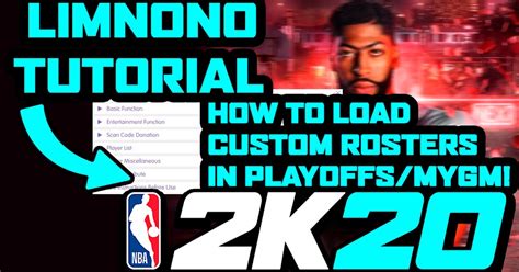 Nba 2k20 How To Load Custom Rosters In Playoffsmygm Shuajota Your