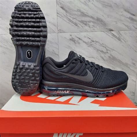 Nike Air Max 2017 Triple Black Men S Running Shoe 849559 004 Men S Size 10 Ebay