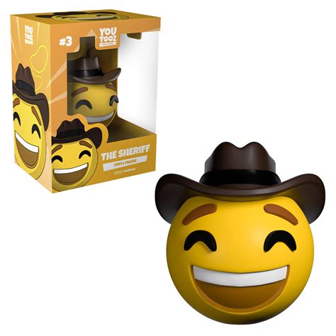 Boneco Youtooz Emoji The Sheriff 3 39274200694 Atacado Collections