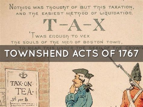 The Townshend Act By Mrs Mckinnon