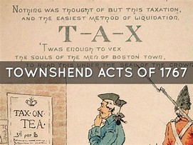 Image result for Townshend Revenue Acts