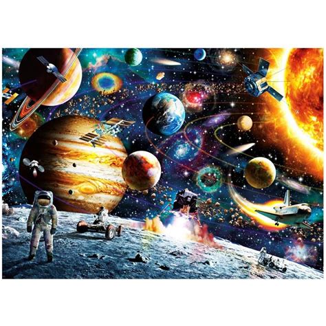 Space Traveler Adult Diy Jigsaw Puzzles 1000 Pieces Outer Space Jigsaw