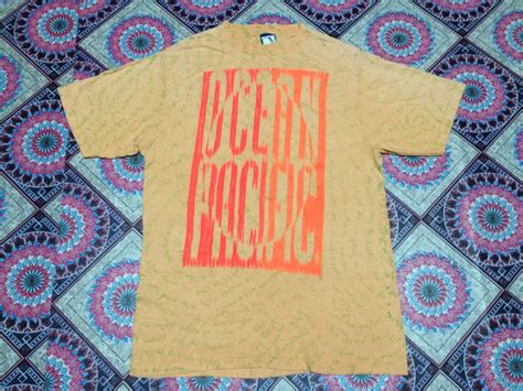 Vintage Neon Op Ocean Pacific T Shirt Medium Etsy