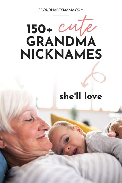 If You Are Looking For Cute Cool And Unique Nicknames For Grandma Then We Have You Covered