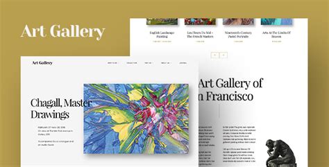 Arte Art Gallery Wordpress Theme By Curlythemes Themeforest