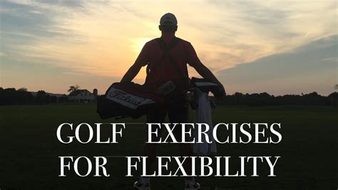 Golf Exercises For Flexibility Golf Exercises At Home Youtube