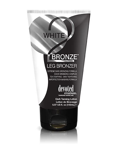 White 2 Bronze Leg Bronzer Tanning Lotion By Devoted Creations™ Soho