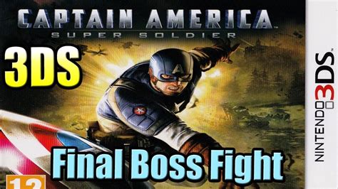 Final Boss Captain America Super Soldier 3ds Fullscreen Gameplay