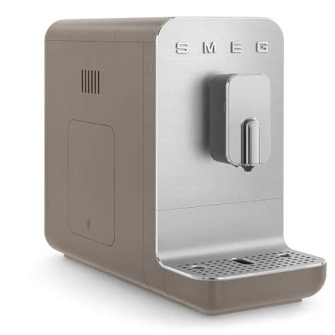 smeg 50 s style bcc03tpmeu matt szürke retro design automata darálós kávéfőző tejhabosítóval
