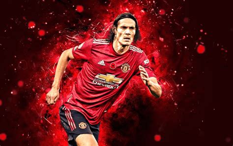 Download wallpapers Edinson Cavani, 2020, 4k, Manchester United FC, Uruguayan footballers, red ...