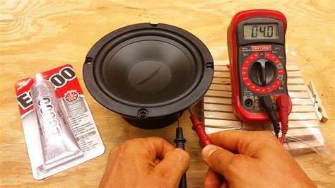 A blown speaker is the term used to indicate a speaker that wasn't working properly. How To Repair A Blown Speaker - YouTube