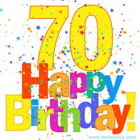 Happy 70th Birthday Animated S
