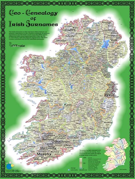 Detlaphiltdic Geo Genealogy Of Irish Surnames