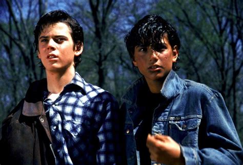 C Thomas Howell And Ralph Macchio In The Outsiders 1983 The