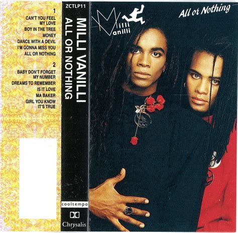 milli vanilli all or nothing 1988 cassette discogs