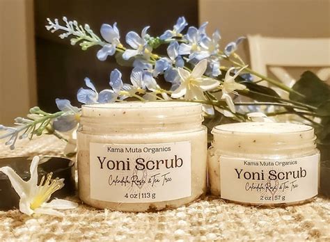 Balanced Organic Yoni Scrub And Yoni Oil Set Calendula Rose Etsy
