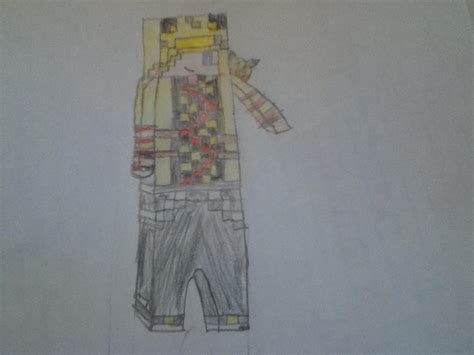 Minecraft Skin Drawing 1 By Kingomar112 On Deviantart