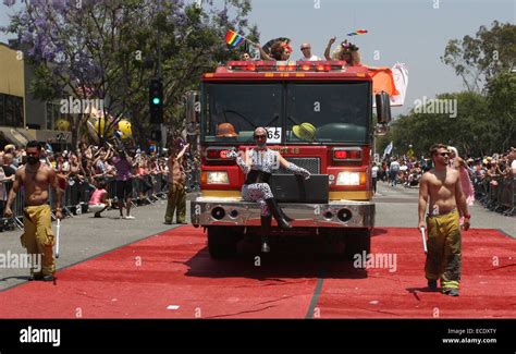 West Hollywood Gay Pride Parade Featuring Atmosphere Where West Hollywood California United