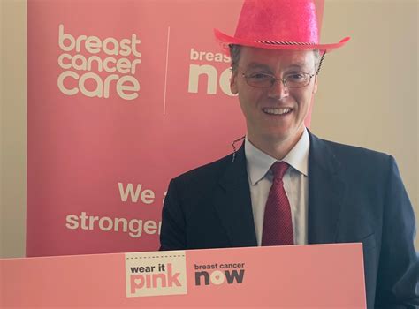 Early detection and lifestyle changes help in controlling breast cancer. Breast Cancer Awareness Month | Michael Tomlinson MP