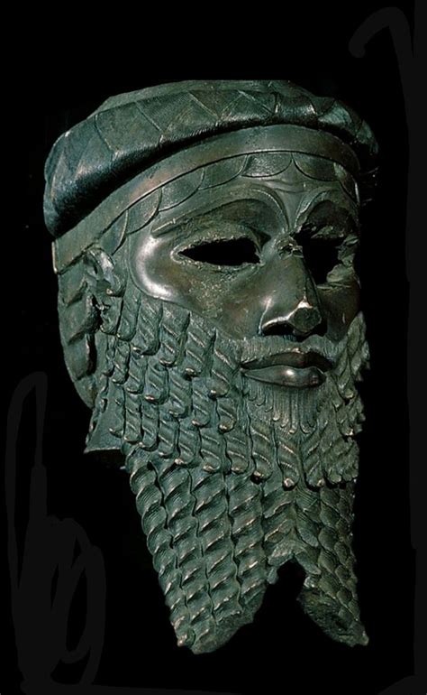 Bronze Head Of Sargon Of Akkad Also Known As Sargon The Great Was The