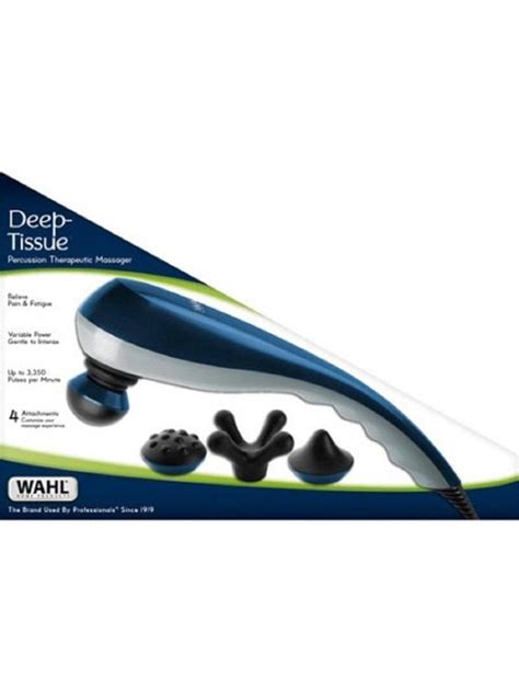 Wahl Deep Tissue Corded Long Handle Percussion Massager Handheld Therapy With Variable