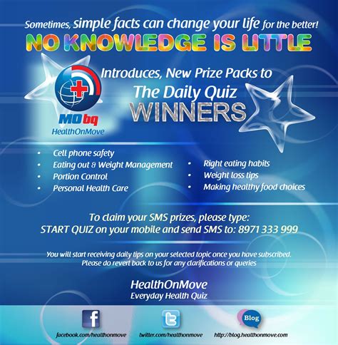 Let's find out with this quiz. QUIZ PRIZES | Health quiz, Personal health, Healthy food ...