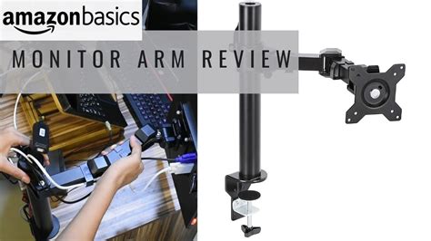 Amazon Basics Monitor Arm Stand Review 2020 Youtube