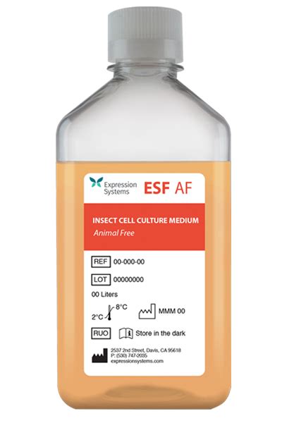 Natural media and synthetic media. ESF AF Insect Cell Culture Medium, Animal Free ...