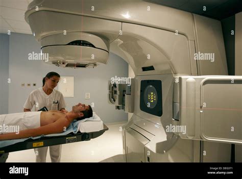 Linear Accelerator Radiation Therapy Oncology Hospital Stock Photo