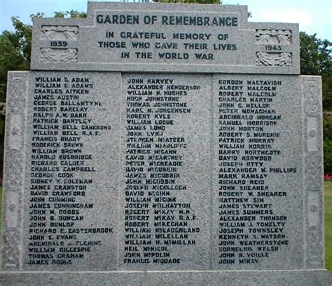 War Memorials Threetowners